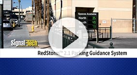 Watch an overview of the RedStorm Parking Guidance System