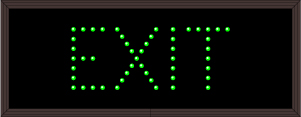 Exterior Car Wash Signs EXIT