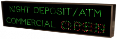 Lane Open Closed Signs NIGHT DEPOSIT/ATM | COMMERCIAL | OPEN | CLOSED