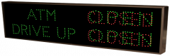 Lane Open Closed Signs ATM | DRIVE UP | OPEN | CLOSED | OPEN | CLOSED