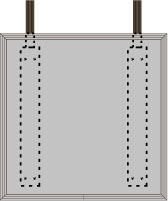 DIPM - Double Post Inverted Mount Brackets