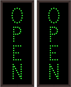Lane Open Closed Signs OPEN | OPEN