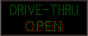 30 DRIVE-THRU | OPEN | CLOSED