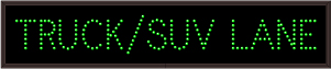 30 TRUCK/SUV LANE