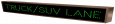 TRUCK/SUV LANE