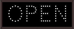 Lane Open Closed Signs OPEN