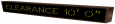 CLEARANCE 10' 0"