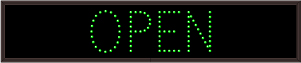 Lane Open Closed Signs OPEN