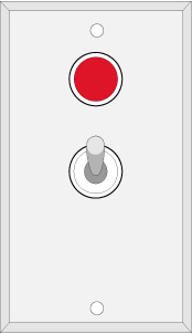 30 Single Gang On / Off Switch