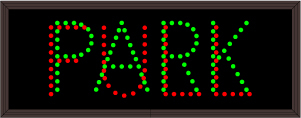 Parking Facility Entrance Signs PARK | FULL