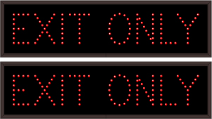 30 EXIT ONLY | EXIT ONLY