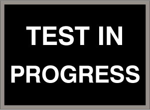 TEST IN PROGRESS Image
