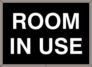ROOM IN USE Image