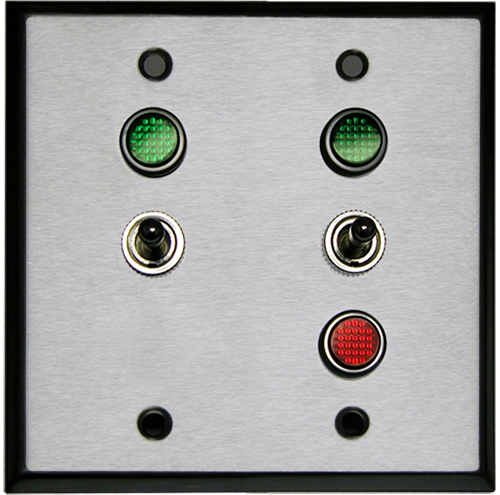 Double Gang Switch (1-SPST) (1-DPDT) (120 VAC) Image