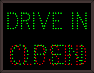 30 DRIVE IN | OPEN | CLOSED