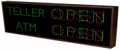 TELLER | ATM | OPEN | CLOSED | OPEN | CLOSED