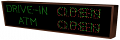 Lane Open Closed Signs DRIVE-IN | OPEN | CLOSED | ATM |OPEN | CLOSED