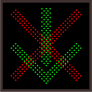 30 X | DOWN ARROW, 18"x18"