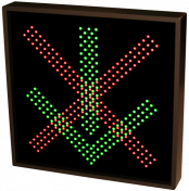X | DOWN ARROW, 18"x18"
