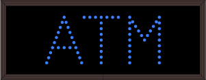 Neon and LED ATM Signs ATM