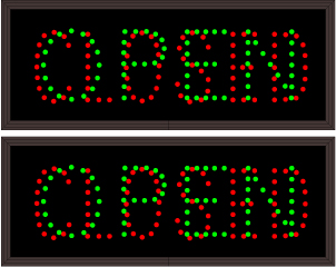 Lane Open Closed Signs OPEN | CLOSED | OPEN | CLOSED