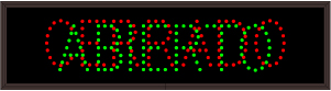 Lane Open Closed Signs ABIERTO | CERRADO