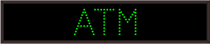 Neon and LED ATM Signs ATM