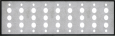 9 Gang Switch Plate Only