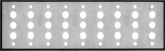 Control Switches 9 Gang Switch Plate Only