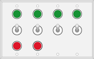 30 Four Gang 3322 Switch