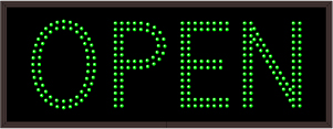 Lane Open Closed Signs OPEN