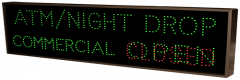 Lane Open Closed Signs ATM/NIGHT DROP | COMMERCIAL | OPEN | CLOSED