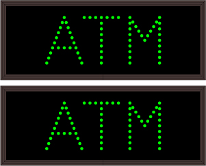 Neon and LED ATM Signs ATM | ATM