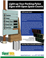 Signal-Tech Space Available Sign-In-Sign Clip Flyer