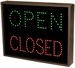 Open Closed Sign Image