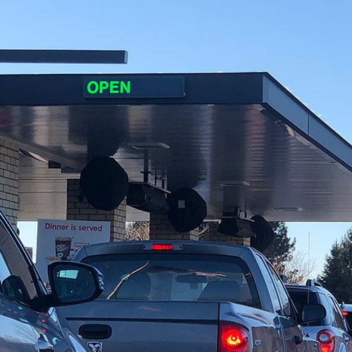open sign image