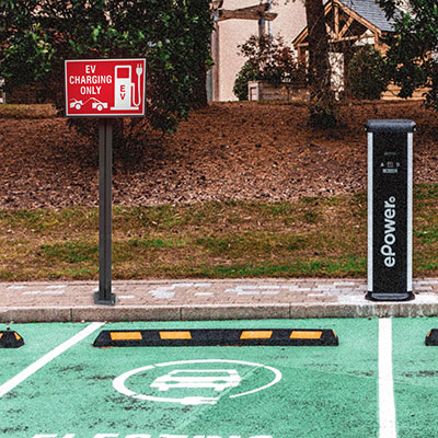 ev charging only sign image