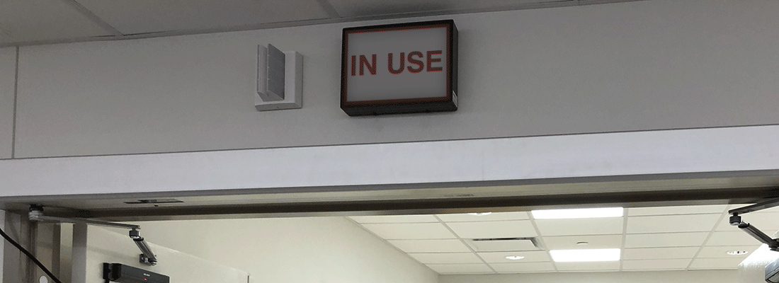 How an LED In-Use Sign Enhances Confidentiality in Exam Rooms header image
