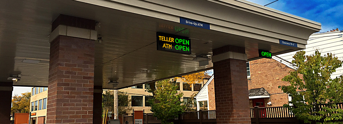 How Drive-Thru Signage Improves the Bank Drive-Thru Experience header image