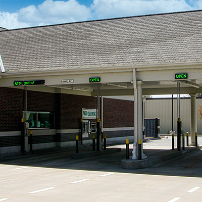 Credit Union with signs image