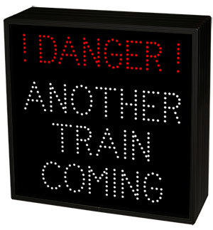Danger! Another Train Coming Image