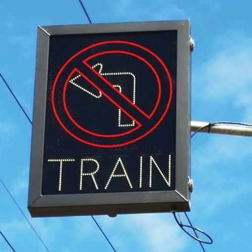 no left turn sign image