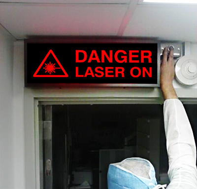 Danger Laser In Use sign image