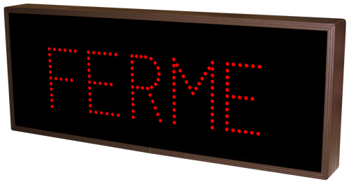 Signal-Tech OUVERT | FERME (120-277 VAC) - 11142 Product Message