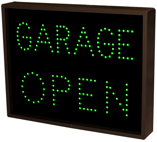 Signal-Tech GARAGE | OPEN | FULL (120-277 VAC) - 15982 Product Message