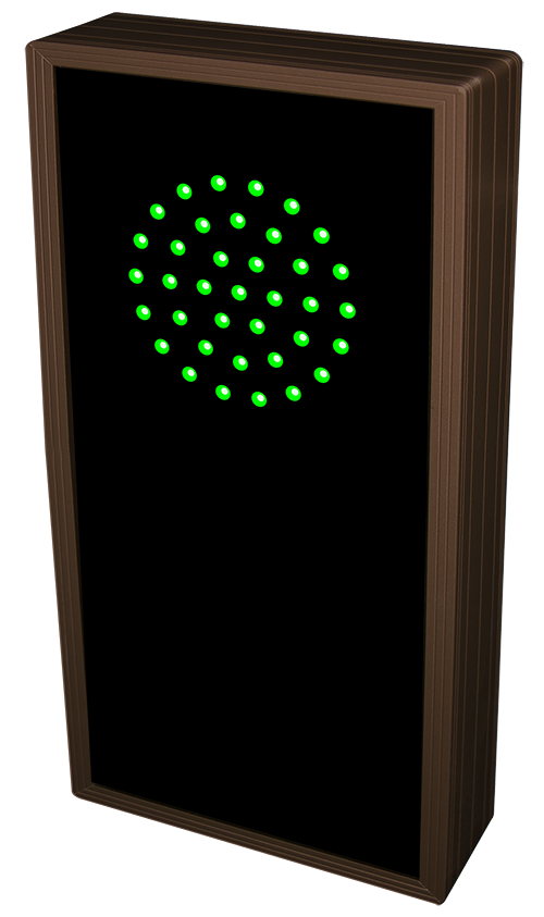 Signal-Tech 3.5 in dia, Green Indicator Dot | X (120-277 VAC) - 19824 Product Message