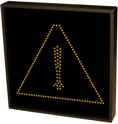 Signal-Tech STOP w/ Octagon | Caution Symbol (120-277 VAC) - 19875 Product Message