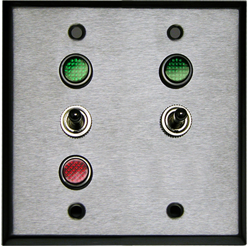 Double Gang Switch (1-SPST) (1-SPDT) (120VAC) Image