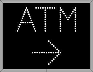 ATM w/Right Arrow Image