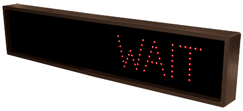 Signal-Tech ENTER | WAIT (120-277 VAC) - 27863 Product Message